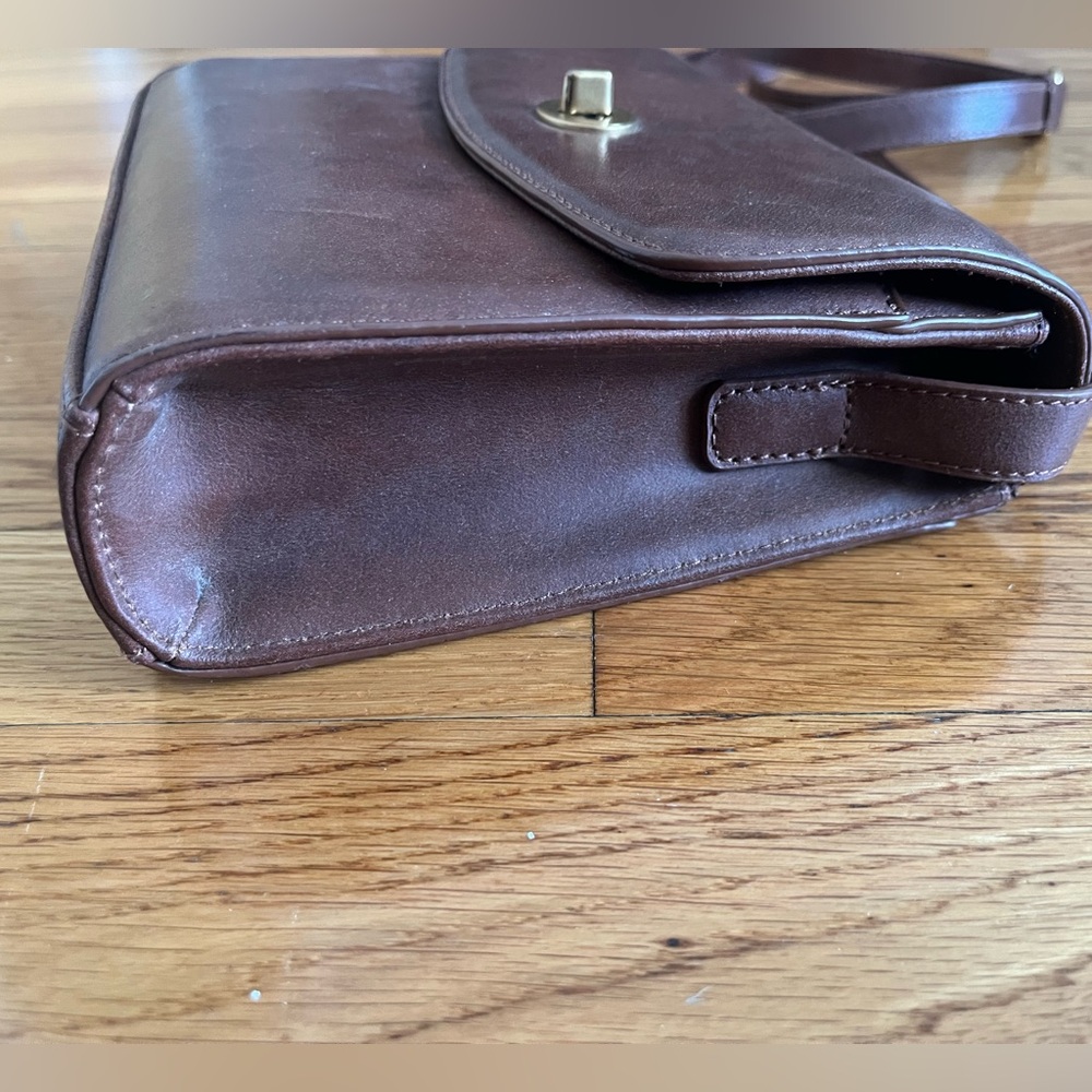 Brandy Melville Brown Leather Women’s Bag - Picture 3 of 7